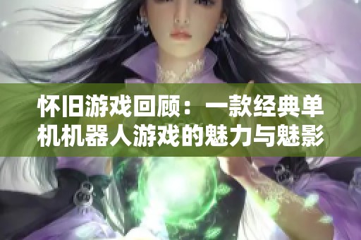 怀旧游戏回顾：一款经典单机机器人游戏的魅力与魅影