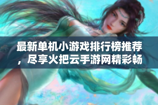 最新单机小游戏排行榜推荐，尽享火把云手游网精彩畅玩体验
