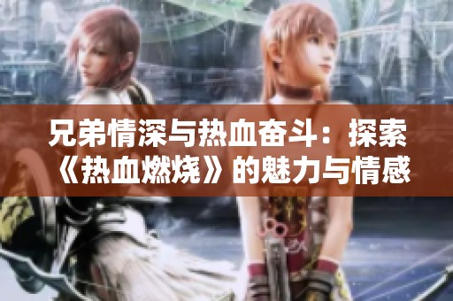 兄弟情深与热血奋斗：探索《热血燃烧》的魅力与情感世界