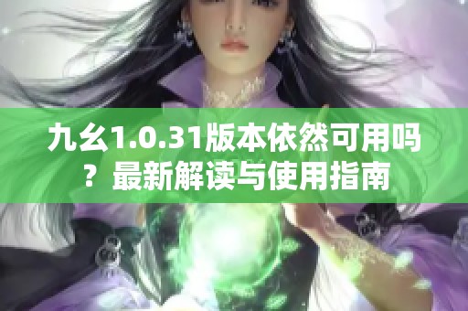 九幺1.0.31版本依然可用吗？最新解读与使用指南