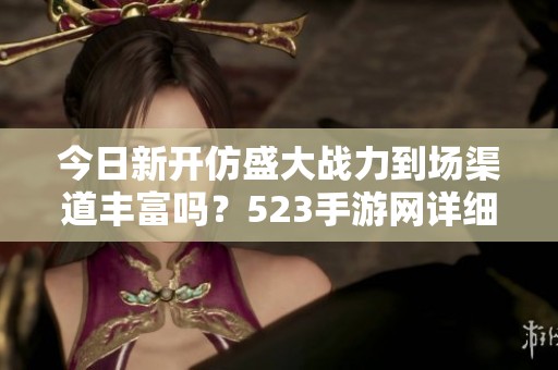 今日新开仿盛大战力到场渠道丰富吗？523手游网详细分析