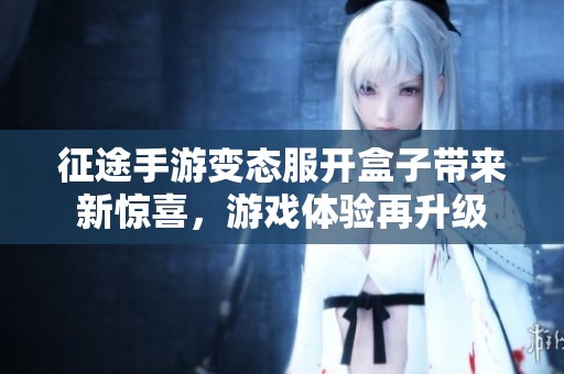 征途手游变态服开盒子带来新惊喜，游戏体验再升级