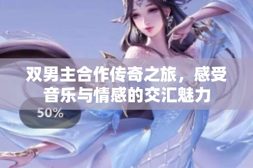 双男主合作传奇之旅，感受音乐与情感的交汇魅力