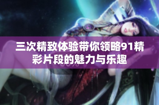 三次精致体验带你领略91精彩片段的魅力与乐趣
