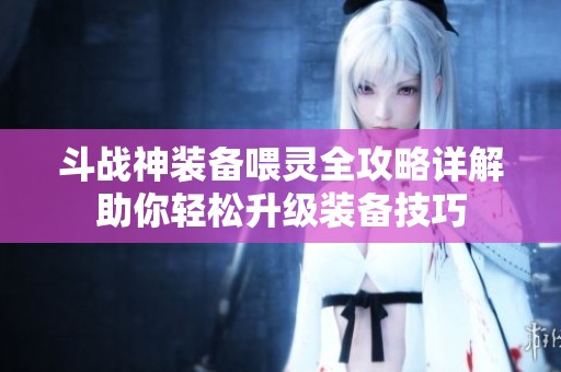 斗战神装备喂灵全攻略详解助你轻松升级装备技巧