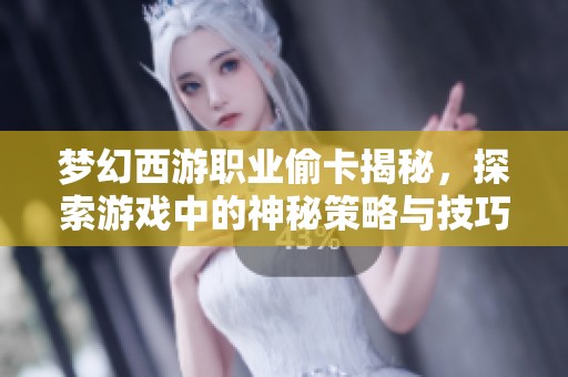 梦幻西游职业偷卡揭秘，探索游戏中的神秘策略与技巧