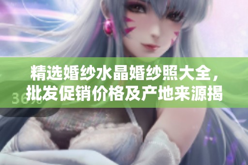 精选婚纱水晶婚纱照大全，批发促销价格及产地来源揭晓