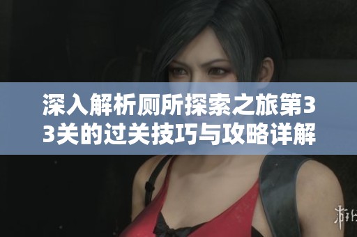 深入解析厕所探索之旅第33关的过关技巧与攻略详解