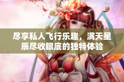 尽享私人飞行乐趣，满天星辰尽收眼底的独特体验