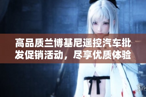 高品质兰博基尼遥控汽车批发促销活动，尽享优质体验与超值价格