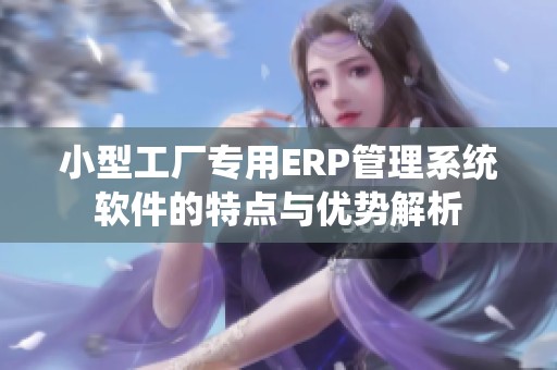 小型工厂专用ERP管理系统软件的特点与优势解析