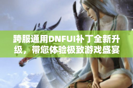跨服通用DNFUI补丁全新升级，带您体验极致游戏盛宴