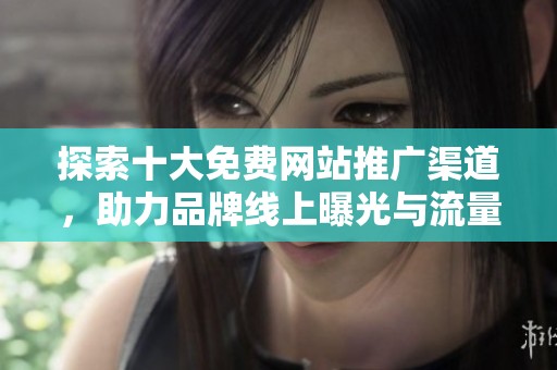 探索十大免费网站推广渠道，助力品牌线上曝光与流量增长