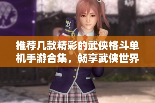 推荐几款精彩的武侠格斗单机手游合集，畅享武侠世界的魅力与战斗乐趣
