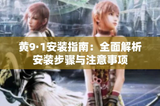 黄9·1安装指南：全面解析安装步骤与注意事项