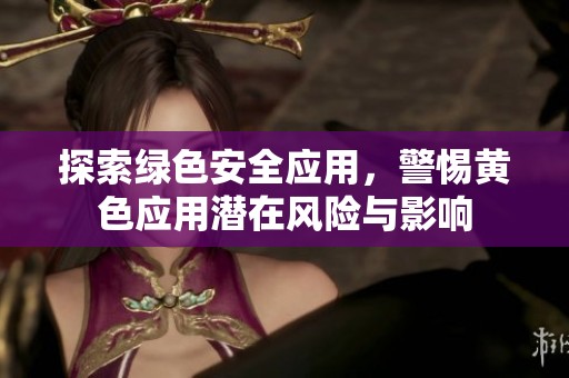 探索绿色安全应用，警惕黄色应用潜在风险与影响