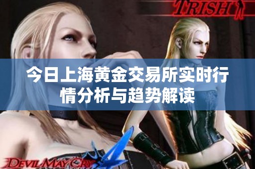 今日上海黄金交易所实时行情分析与趋势解读