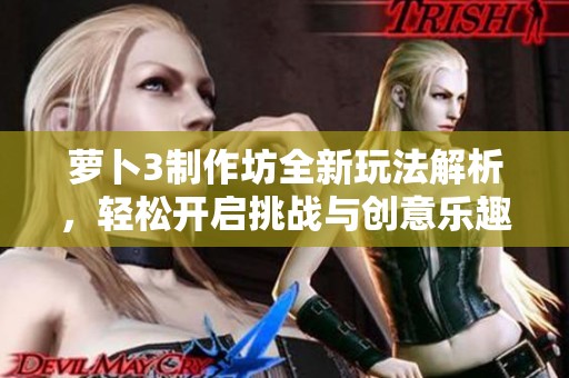 萝卜3制作坊全新玩法解析，轻松开启挑战与创意乐趣之旅