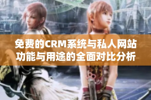 免费的CRM系统与私人网站功能与用途的全面对比分析