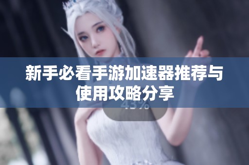 新手必看手游加速器推荐与使用攻略分享