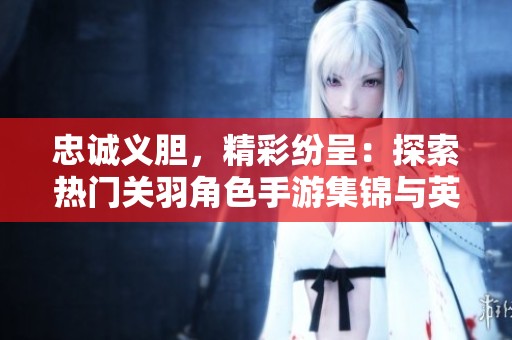 忠诚义胆，精彩纷呈：探索热门关羽角色手游集锦与英雄气概