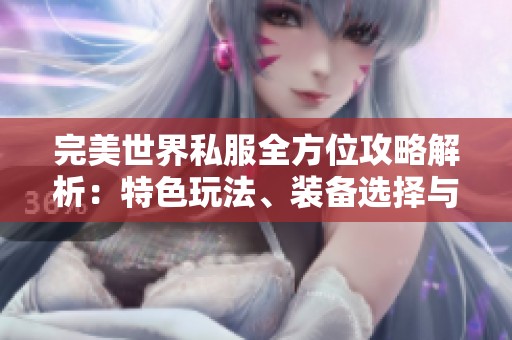 完美世界私服全方位攻略解析：特色玩法、装备选择与技能详解