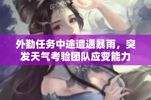 外勤任务中途遭遇暴雨，突发天气考验团队应变能力