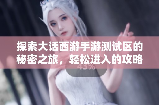 探索大话西游手游测试区的秘密之旅，轻松进入的攻略指南