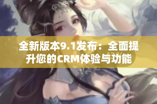 全新版本9.1发布：全面提升您的CRM体验与功能