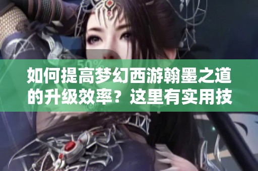 如何提高梦幻西游翰墨之道的升级效率？这里有实用技巧分享！