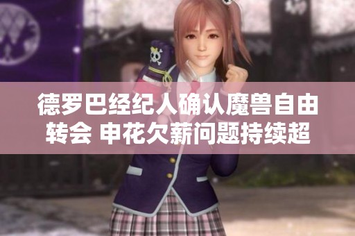 德罗巴经纪人确认魔兽自由转会 申花欠薪问题持续超三个月