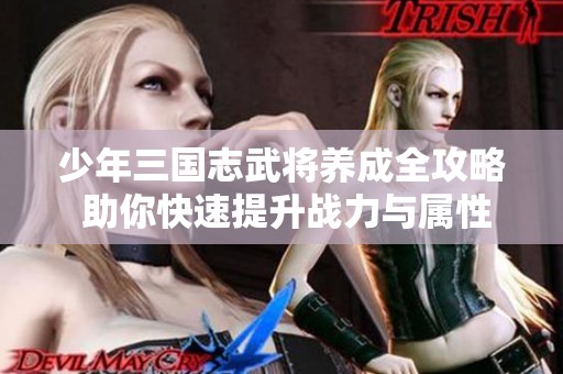 少年三国志武将养成全攻略 助你快速提升战力与属性