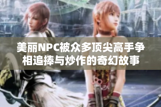 美丽NPC被众多顶尖高手争相追捧与炒作的奇幻故事