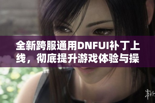 全新跨服通用DNFUI补丁上线，彻底提升游戏体验与操作流畅度