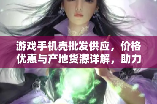 游戏手机壳批发供应，价格优惠与产地货源详解，助力玩家畅享游戏体验