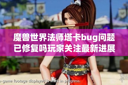 魔兽世界法师塔卡bug问题已修复吗玩家关注最新进展