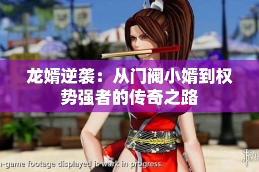 龙婿逆袭：从门阀小婿到权势强者的传奇之路