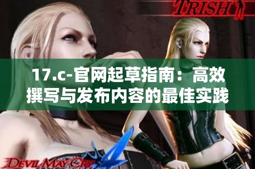 17.c-官网起草指南：高效撰写与发布内容的最佳实践