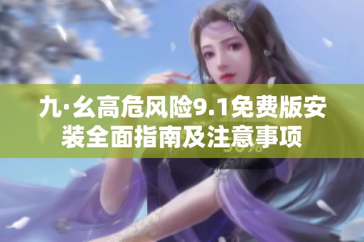 九·幺高危风险9.1免费版安装全面指南及注意事项