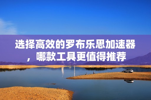 选择高效的罗布乐思加速器，哪款工具更值得推荐