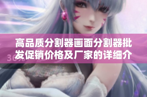 高品质分割器画面分割器批发促销价格及厂家的详细介绍