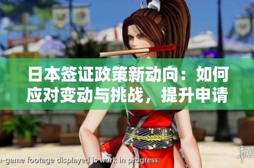 日本签证政策新动向：如何应对变动与挑战，提升申请成功率