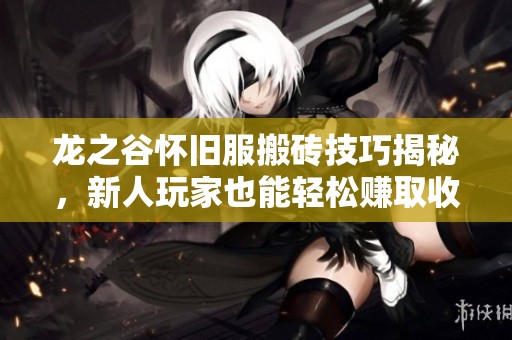 龙之谷怀旧服搬砖技巧揭秘，新人玩家也能轻松赚取收益