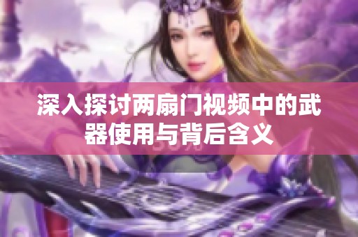 深入探讨两扇门视频中的武器使用与背后含义