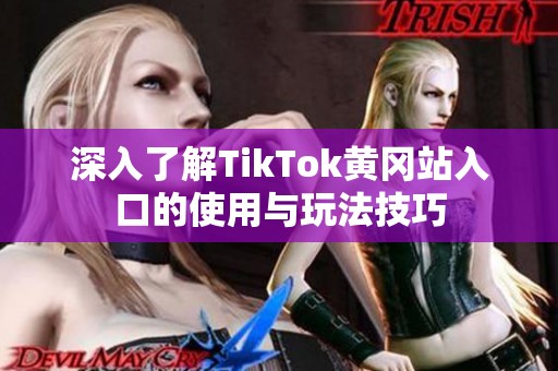 深入了解TikTok黄冈站入口的使用与玩法技巧