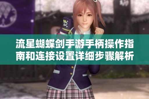流星蝴蝶剑手游手柄操作指南和连接设置详细步骤解析